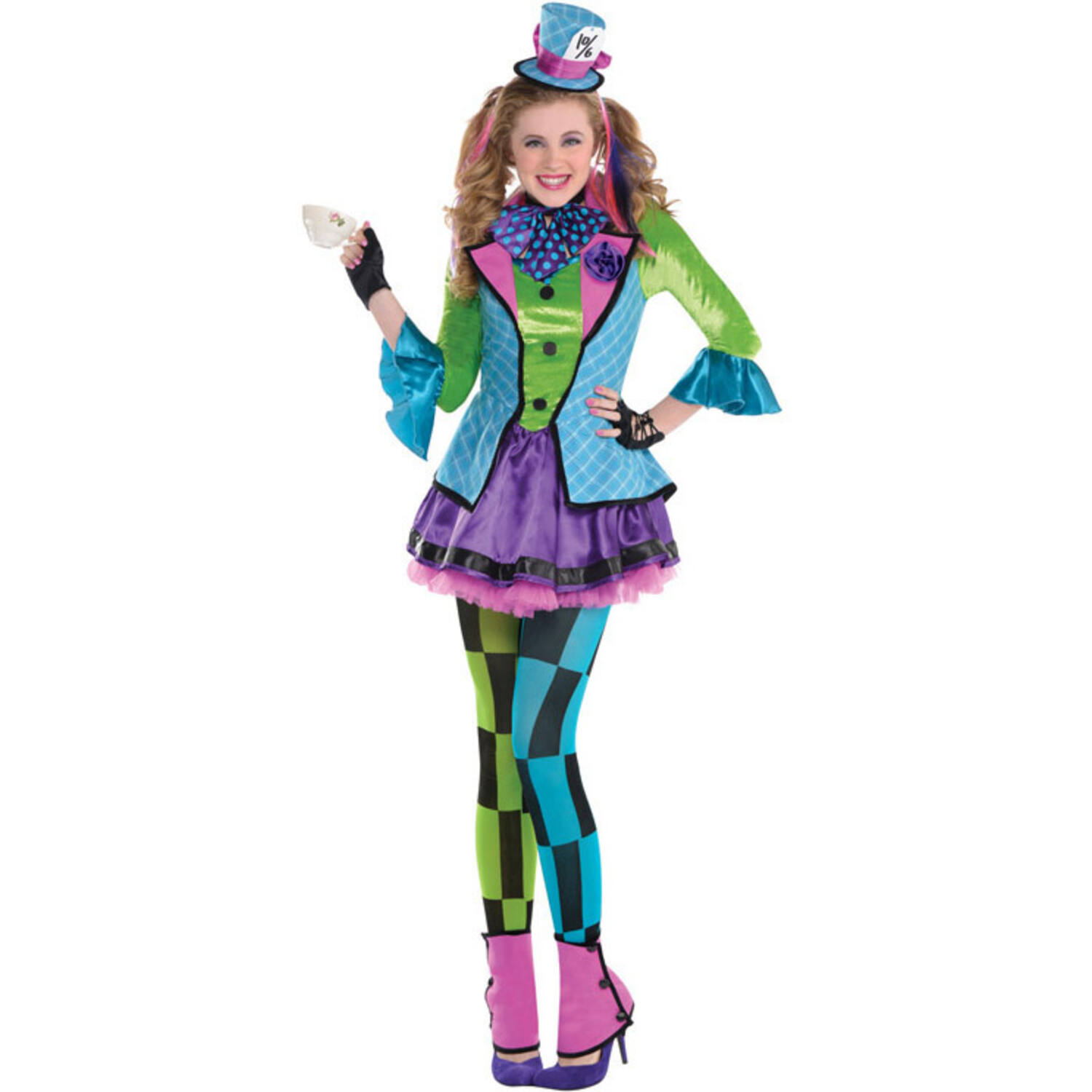 Teen Costume Sassy Mad Hatter Age 14 - 16 Years
