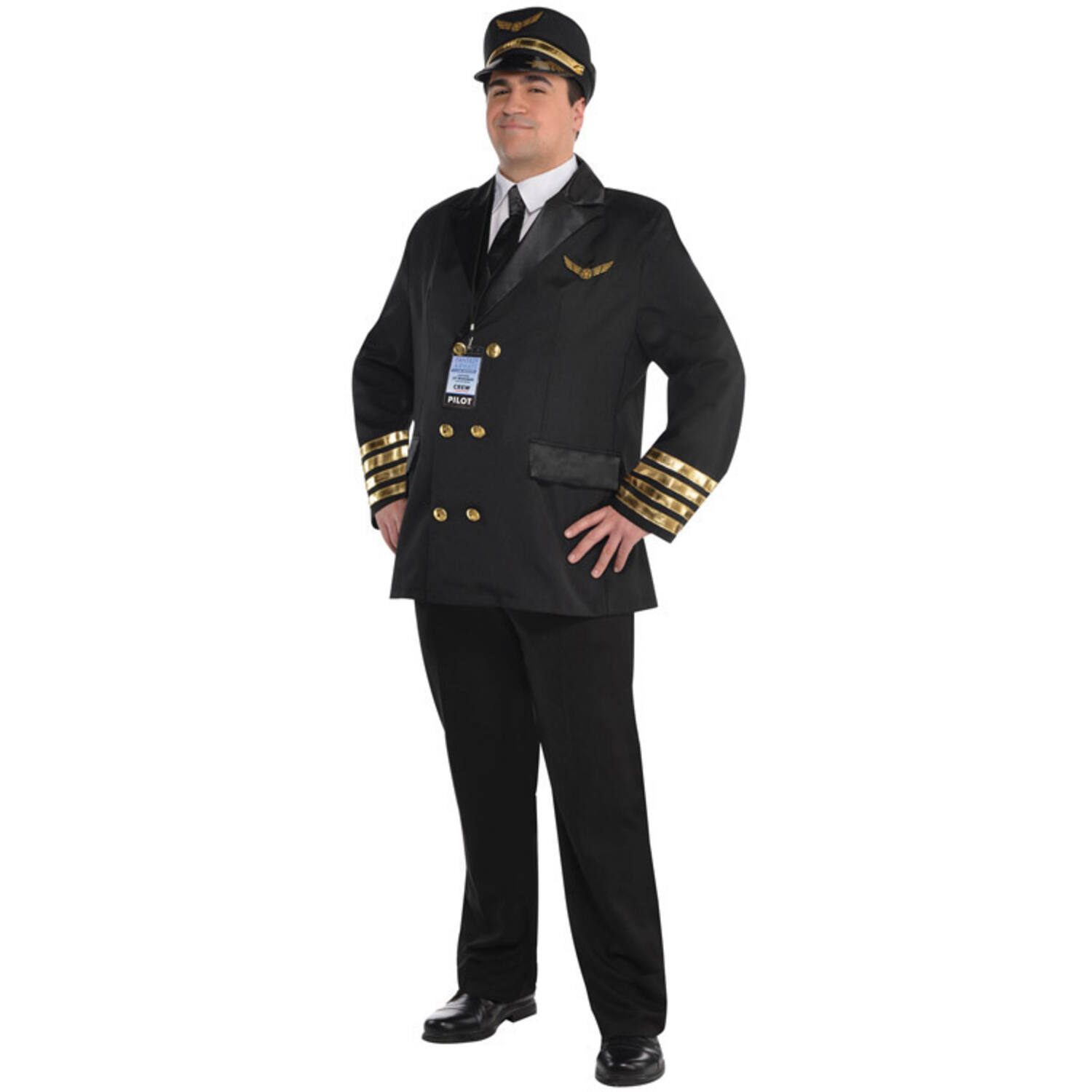 Adult Costume Captain Wingman Size XXL