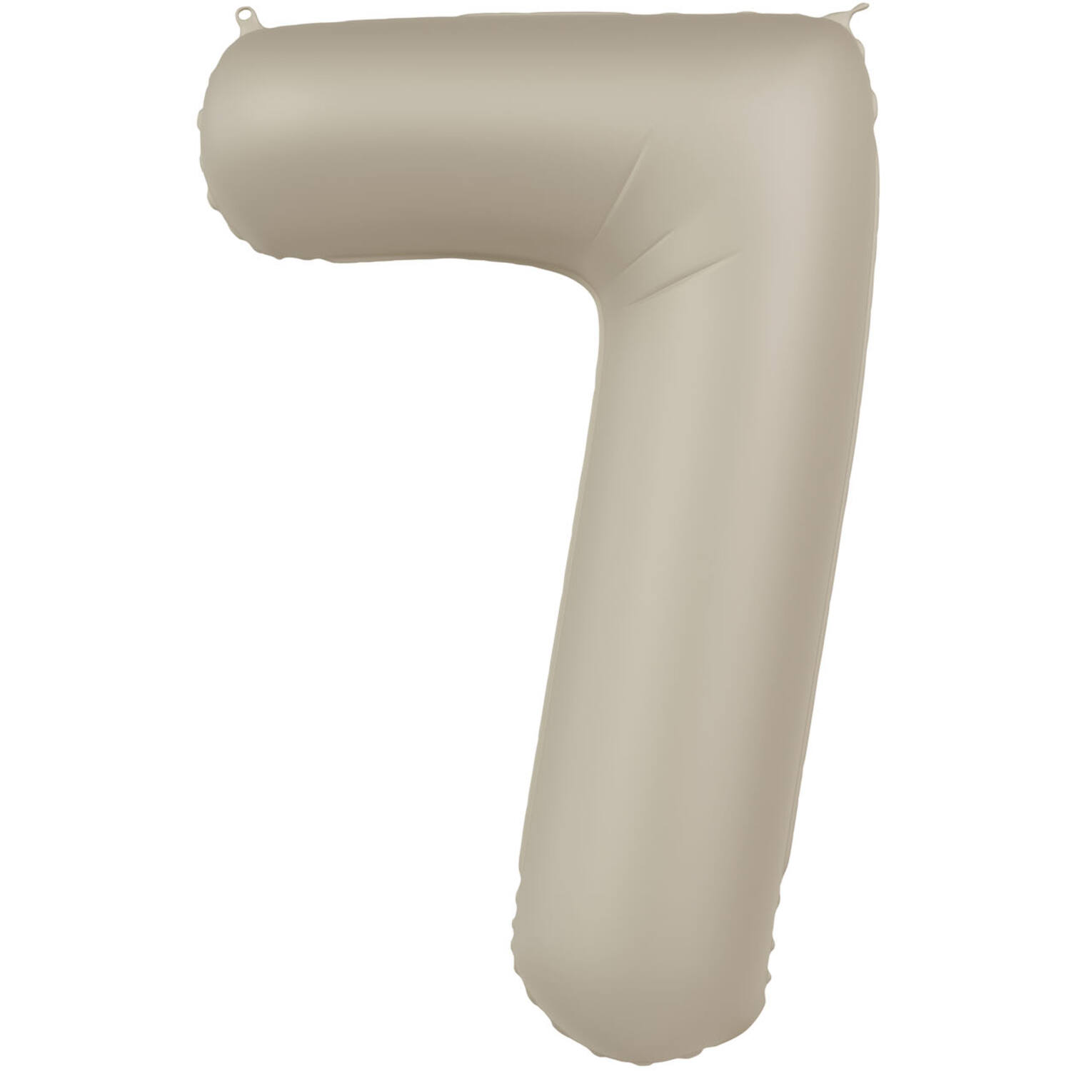 Foil balloon Number 7 - Creamy Latte - Ultra Matt - 86 cm
