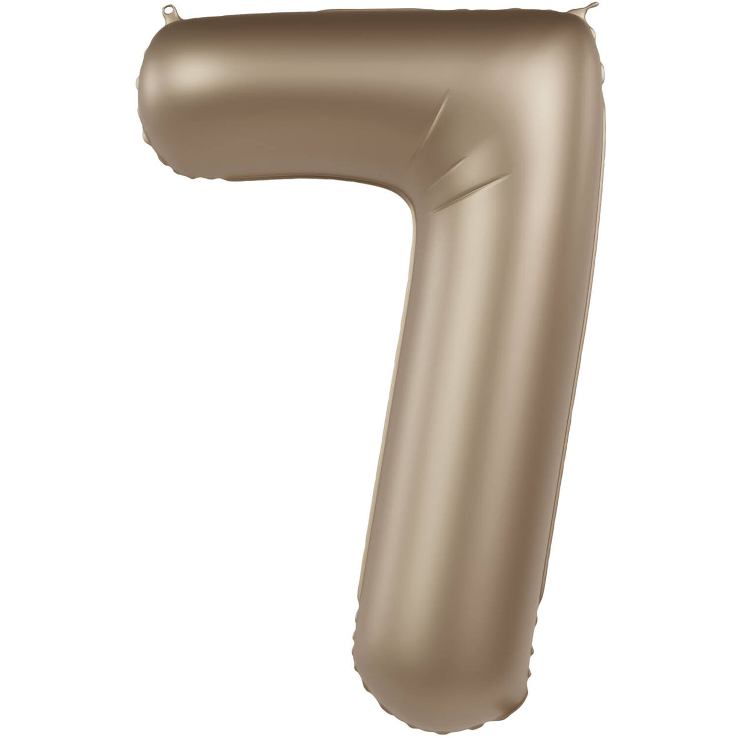 Foil balloon Number 7 - Starlight Gold - Satin Gloss - 86 cm