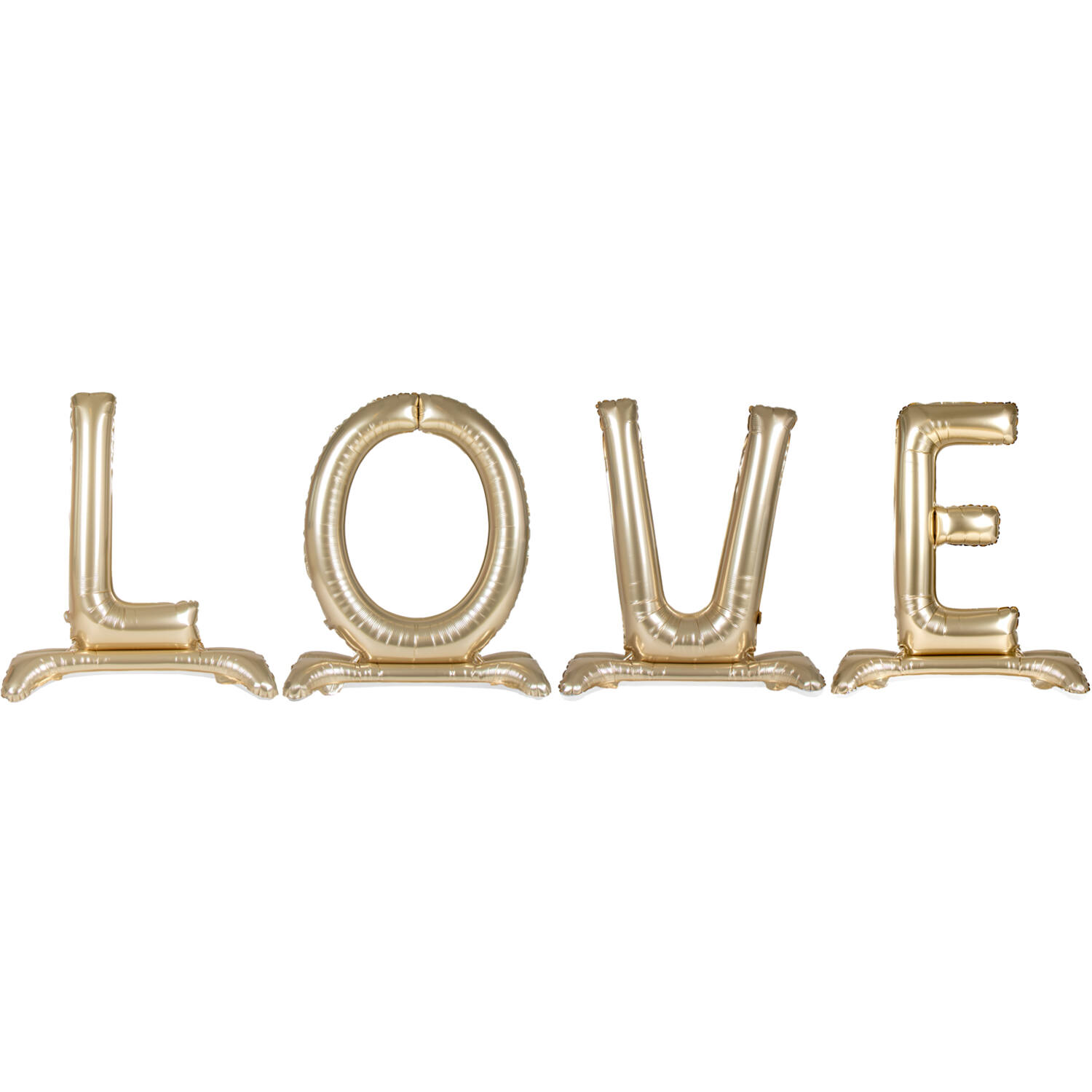 Standing Foil Balloon Set - L O V E - 86 cm