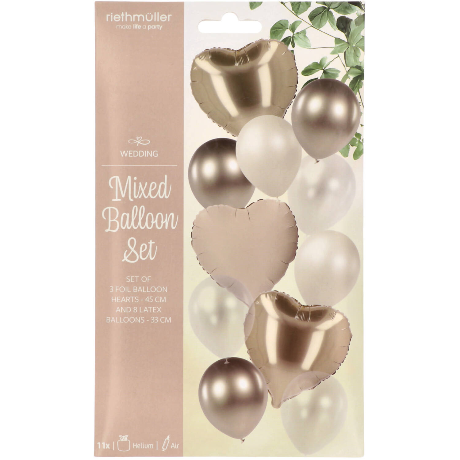 Balloons - Mix - Latex and Foil - Wedding