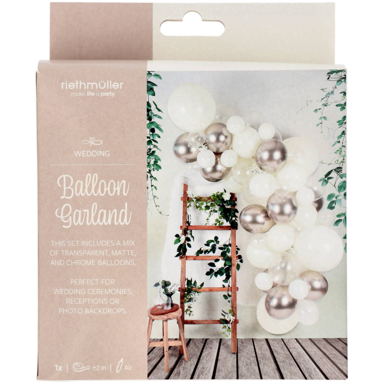 Balloon Garland - Wedding - 66 pieces