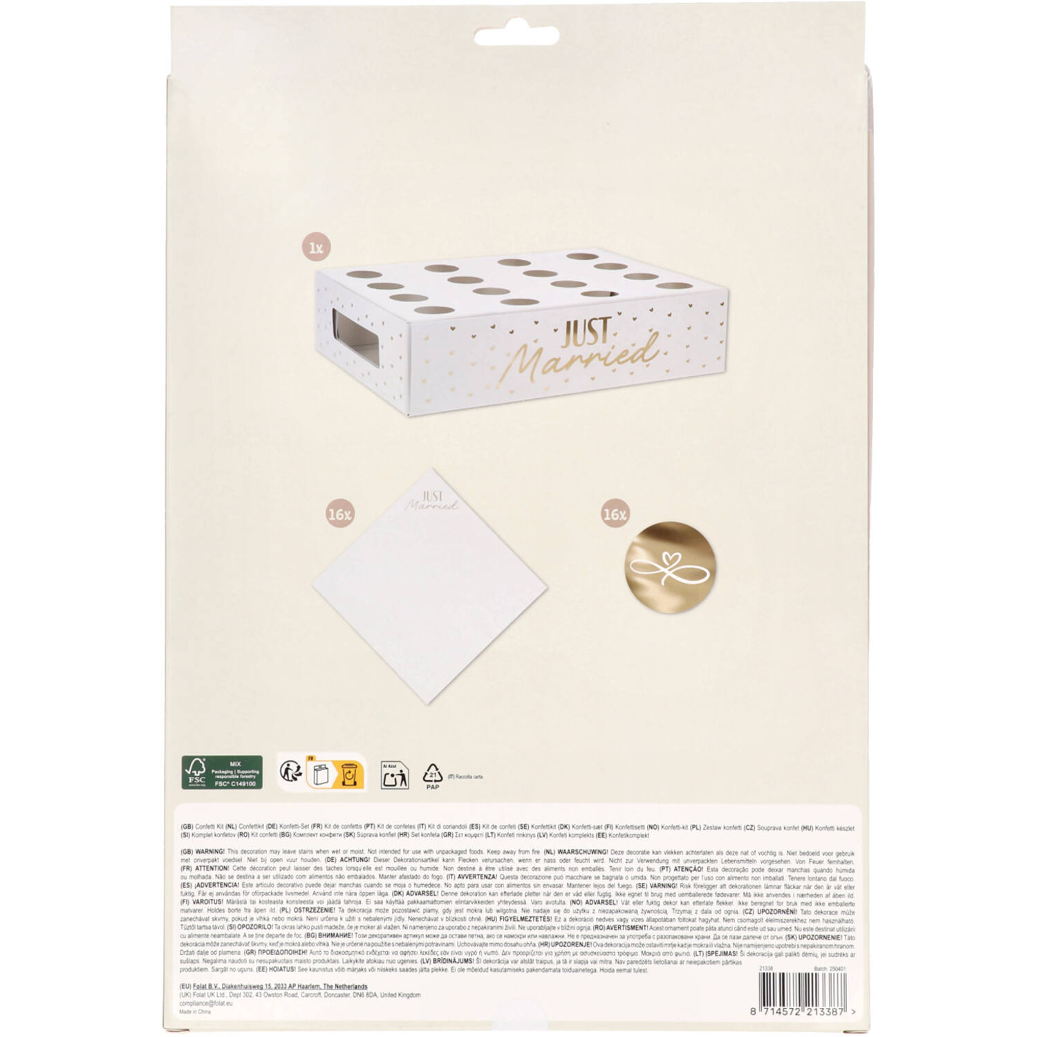 Confetti Kit - Wedding