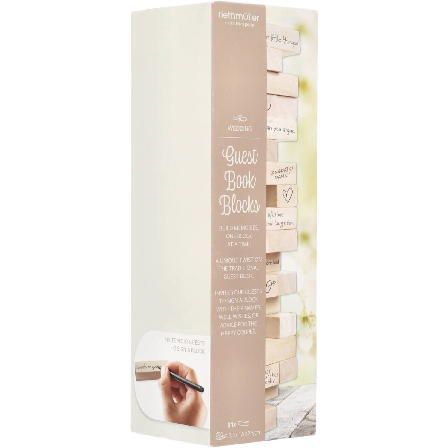 Guest Book - Blocks - Wedding