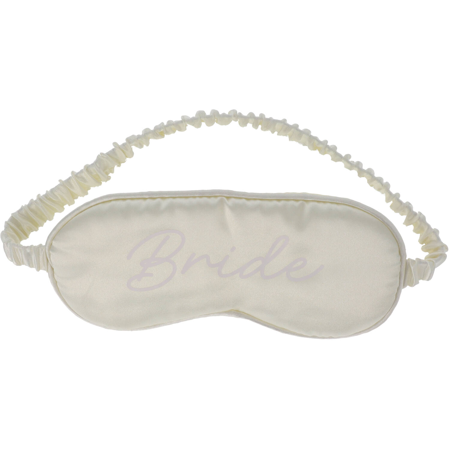 Sleep Mask & Scrunchie - Bride - Wedding - White