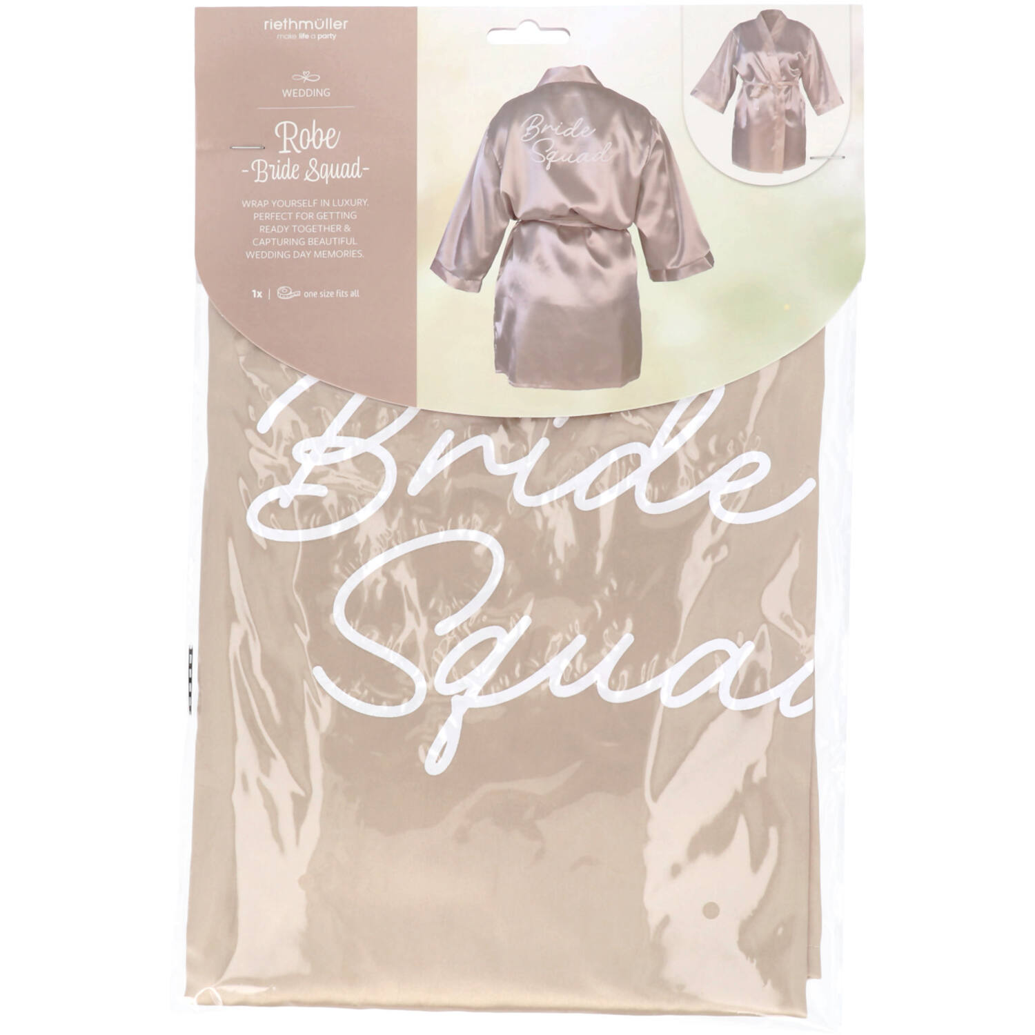 Bathrobe - Bride Squad - Wedding - Cream