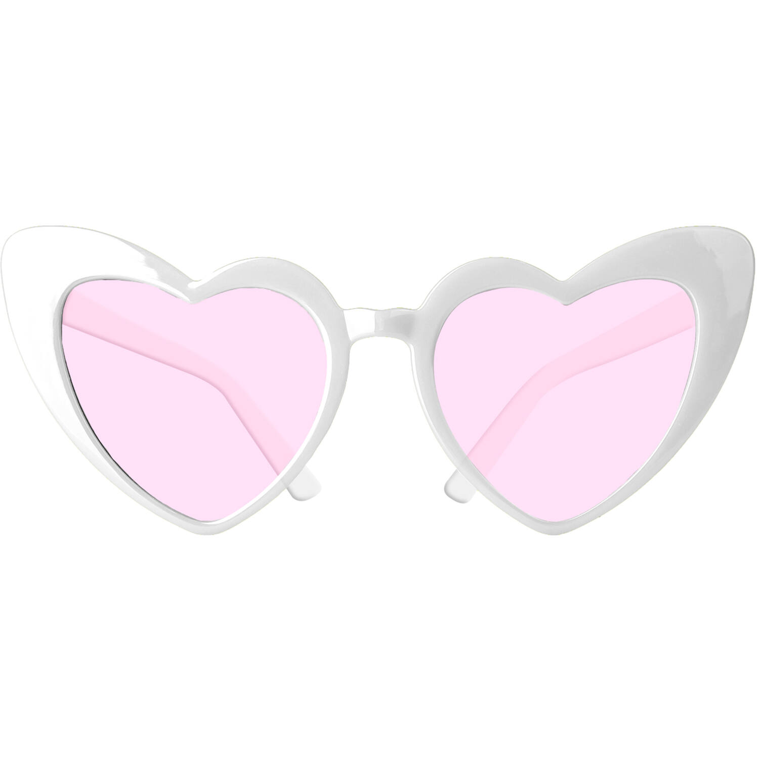 Glasses - Heart - She Said Yaasss - White
