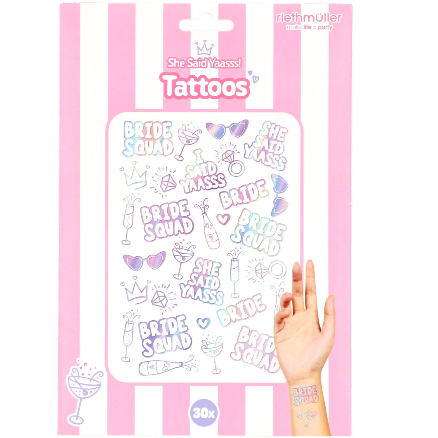 Tattoos - She Said Yaasss - 30 pieces
