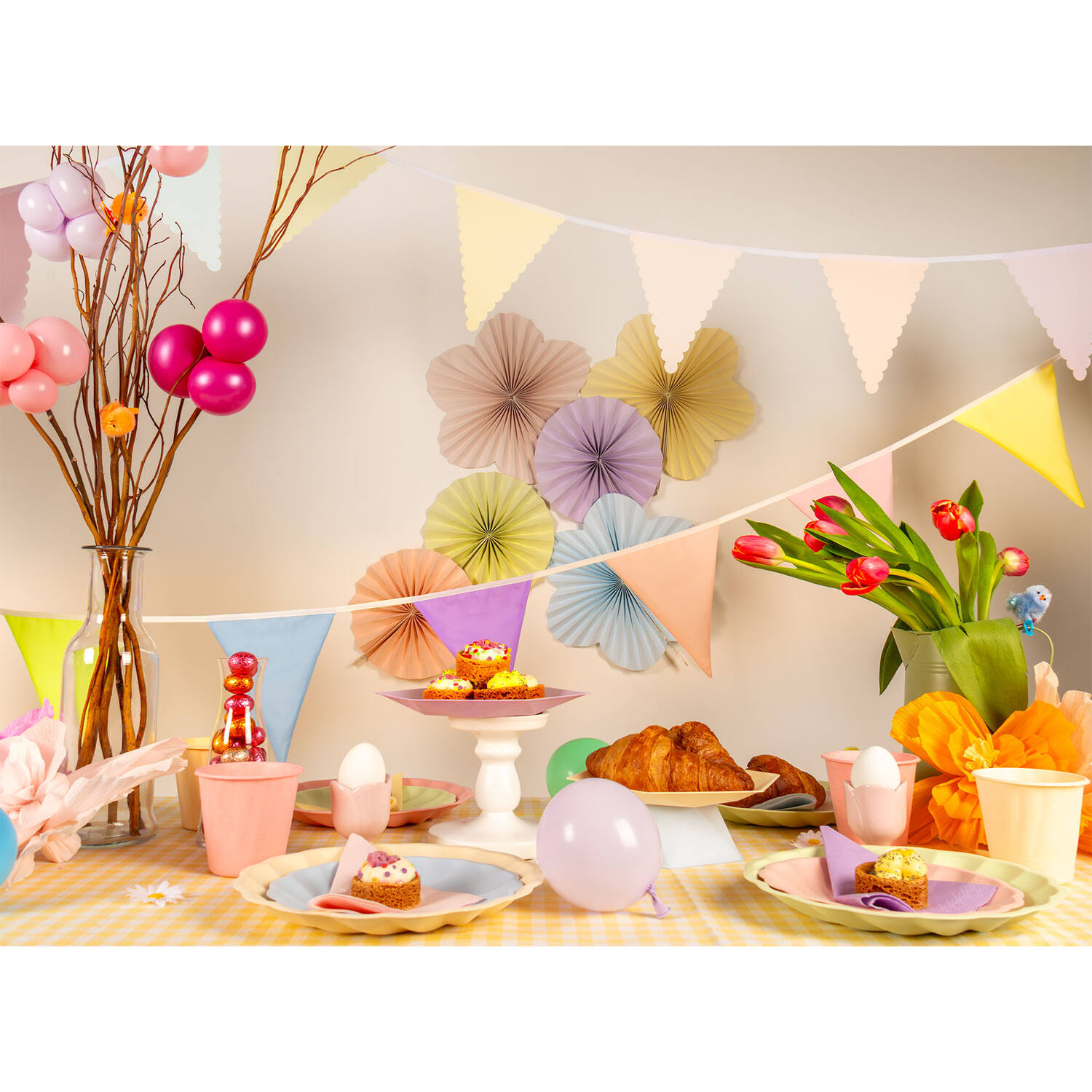 Flag Banner - Dreamy Pastels - Polyester/Cotton - 6 metres