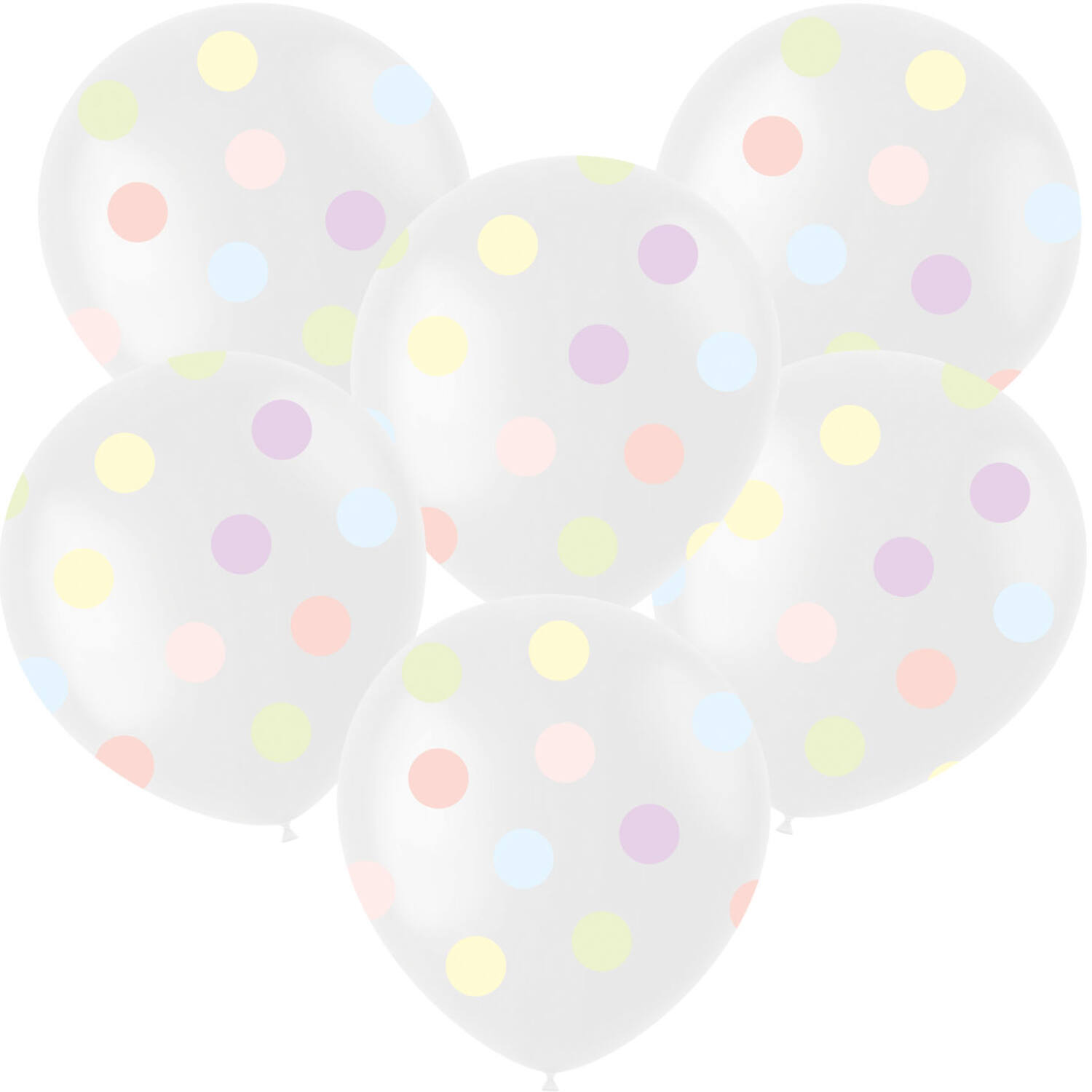 Latex Balloons - Dreamy Pastels - 33 cm - 6 pieces