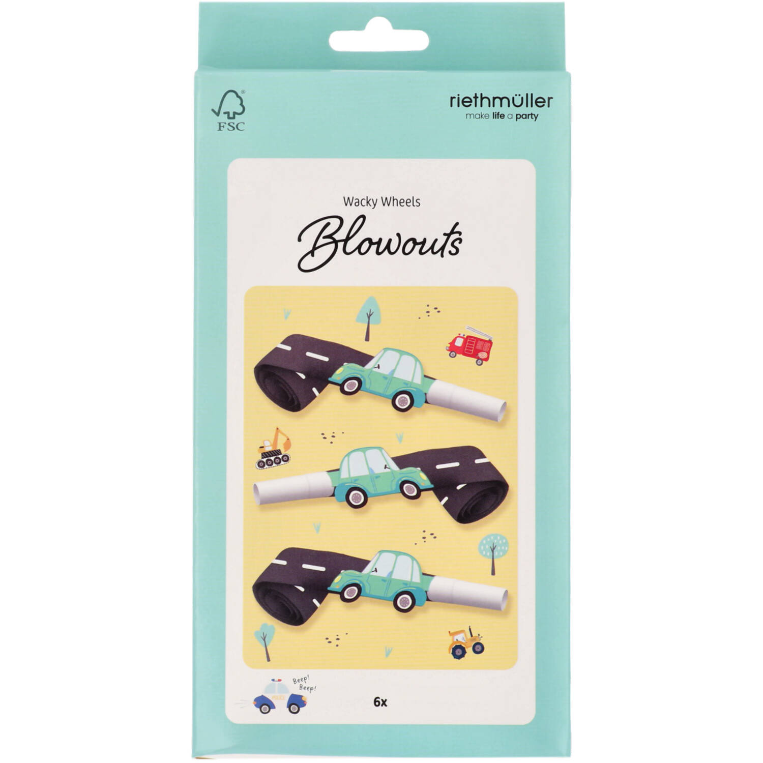 Blowouts - Wacky Wheels - 6 pieces