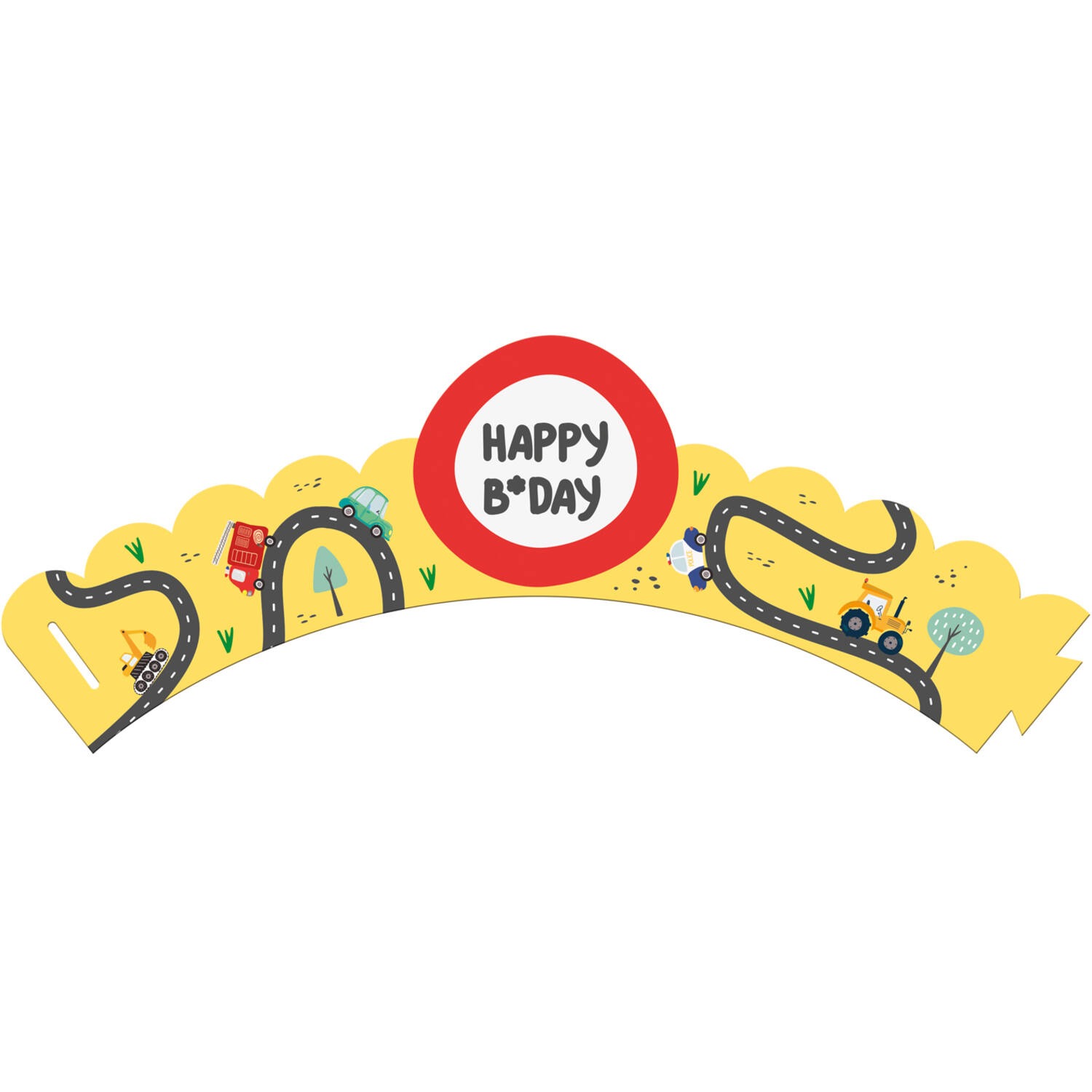 Cupcake Deco Set - Wacky Wheels - 6 sets