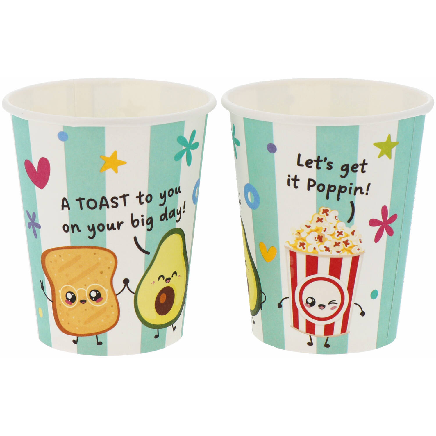 Cups - Kawaii Party - 250 ml - 8 pieces