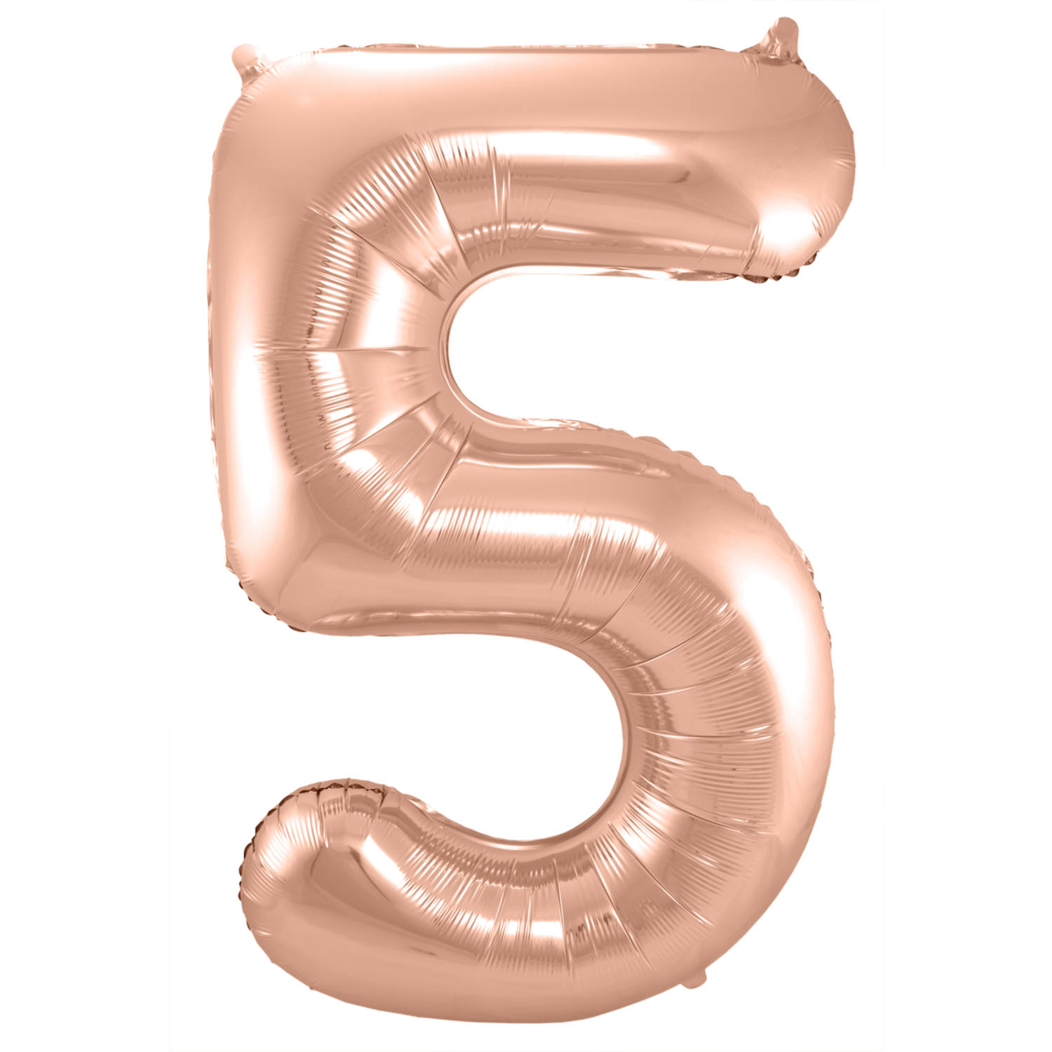 Foil Balloon Number 5 - Rose Gold - 86 cm