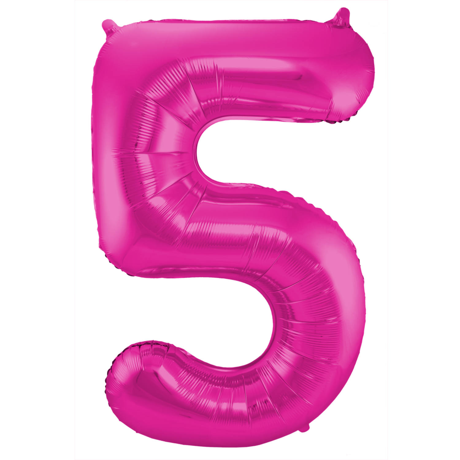 Foil Balloon Number 5 - Magenta - 86 cm