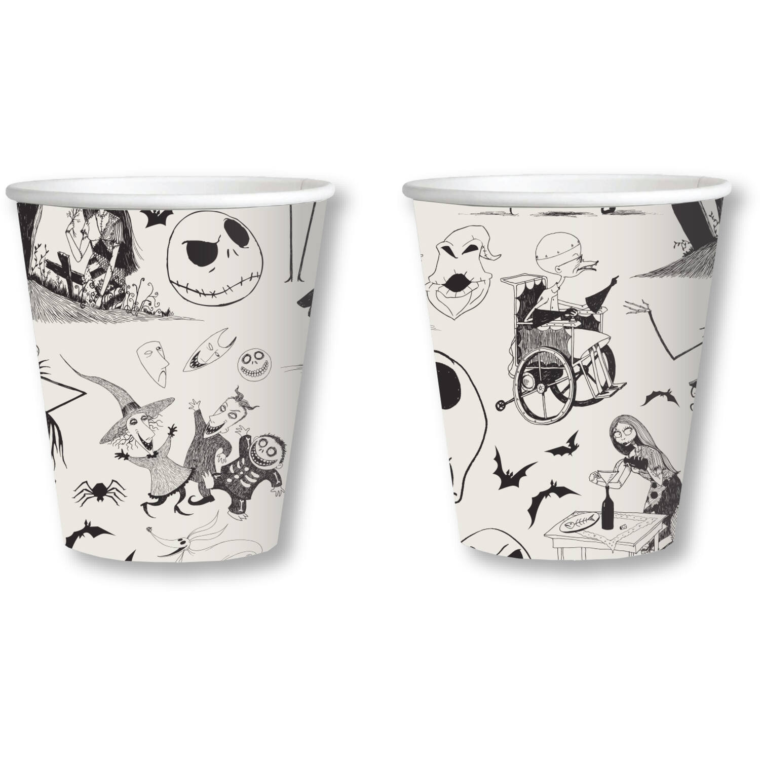 8 Cups Nightmare Before Christmas Paper 250 ml