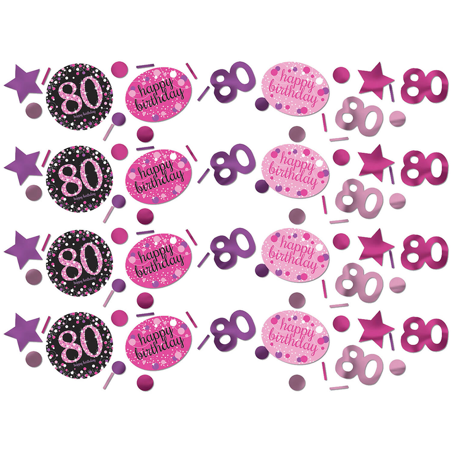 Confetti 80 Sparkling Celebration Pink Foil / Paper 34 g