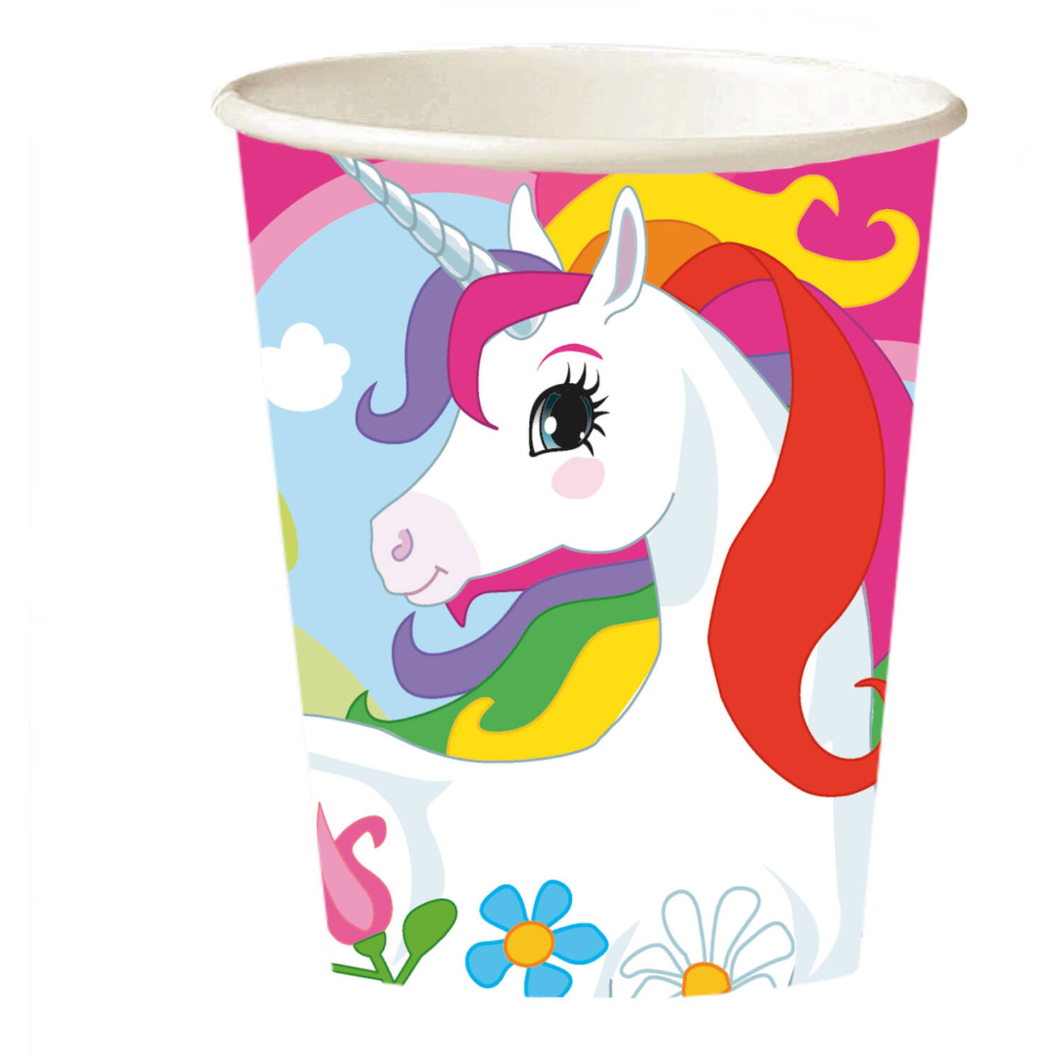 8 Cups Unicorn Paper 250 ml