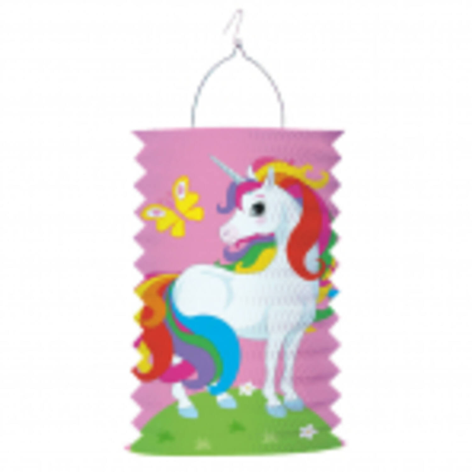 Drop Lantern Unicorn Paper 28 cm