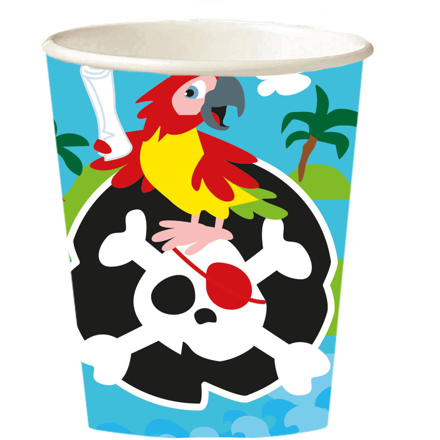 8 Cups Pirate Paper 250 ml
