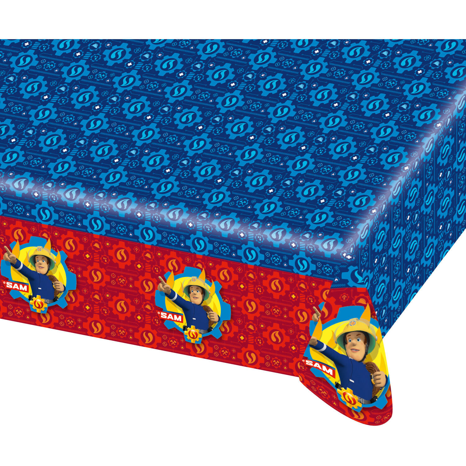 Tablecover Fireman Sam 2017 Plastic 120 x 180 cm