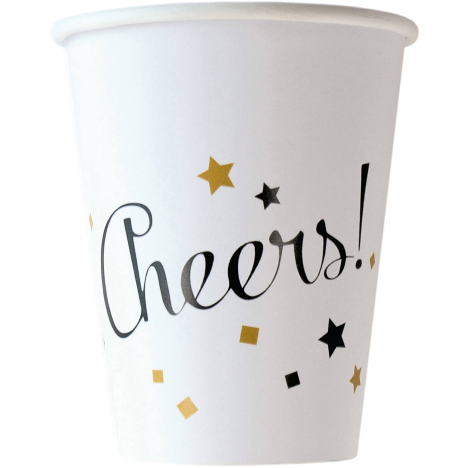 8 Cups Golden Wishes Paper 250 ml