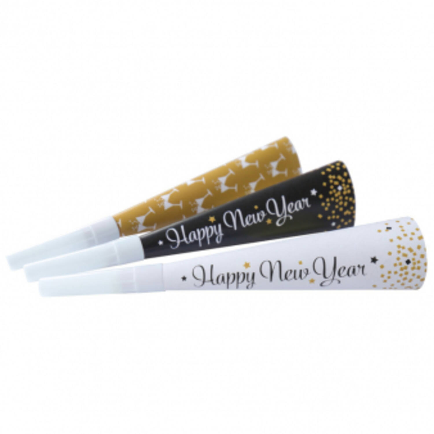 3 Horns Golden Wishes Plastic / Paper 22 cm