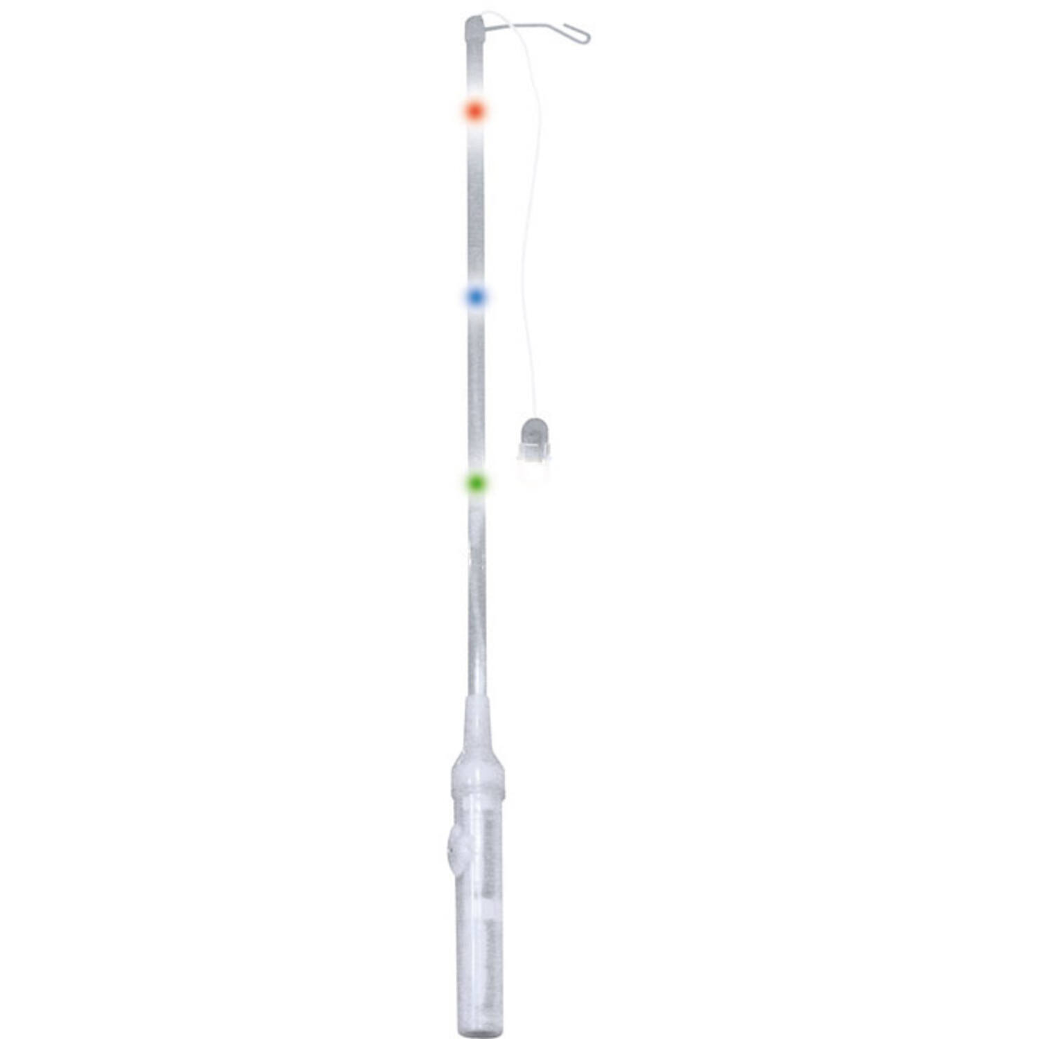 Lantern Stick Electrical Flashing White Plastic 40 cm