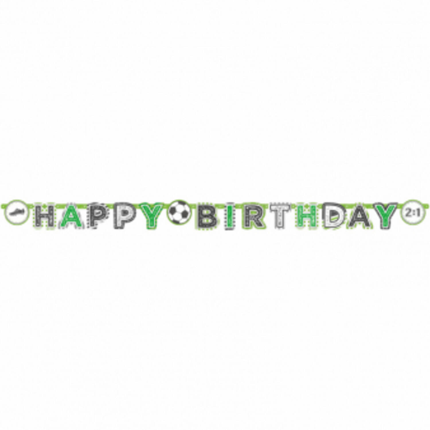 Letter Banner Kicker Party Paper 200 x 15 cm