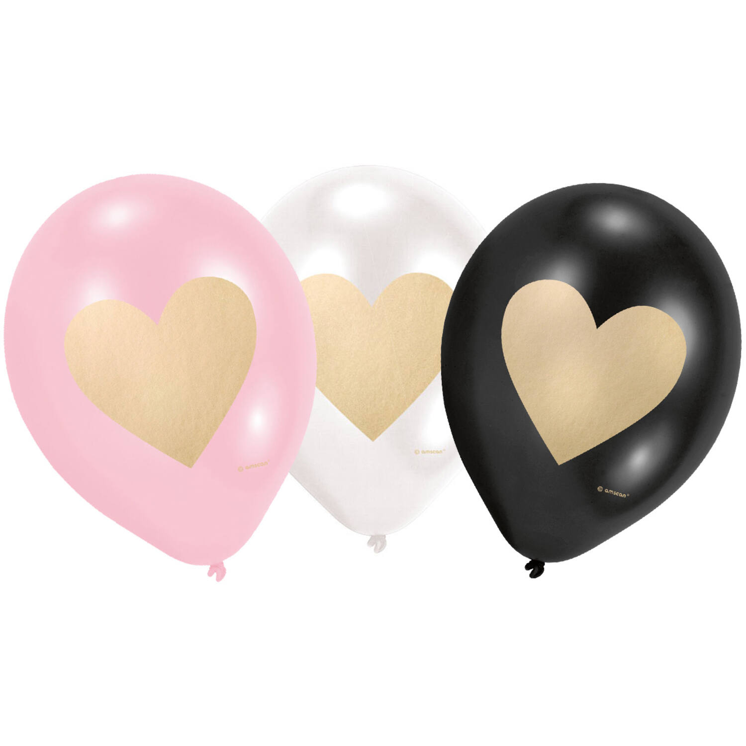 6 Latex Balloons Everyday Love 22.8 cm / 9"
