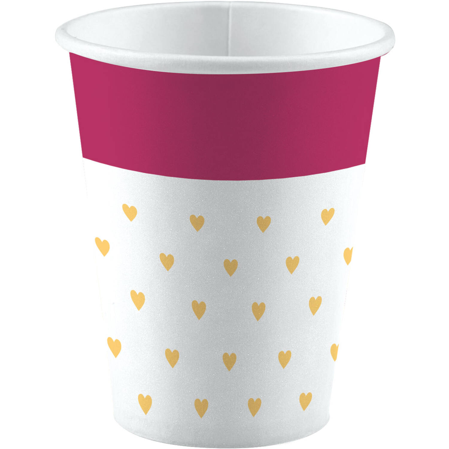 8 Cups Everyday Love Small Hearts Paper 250 ml