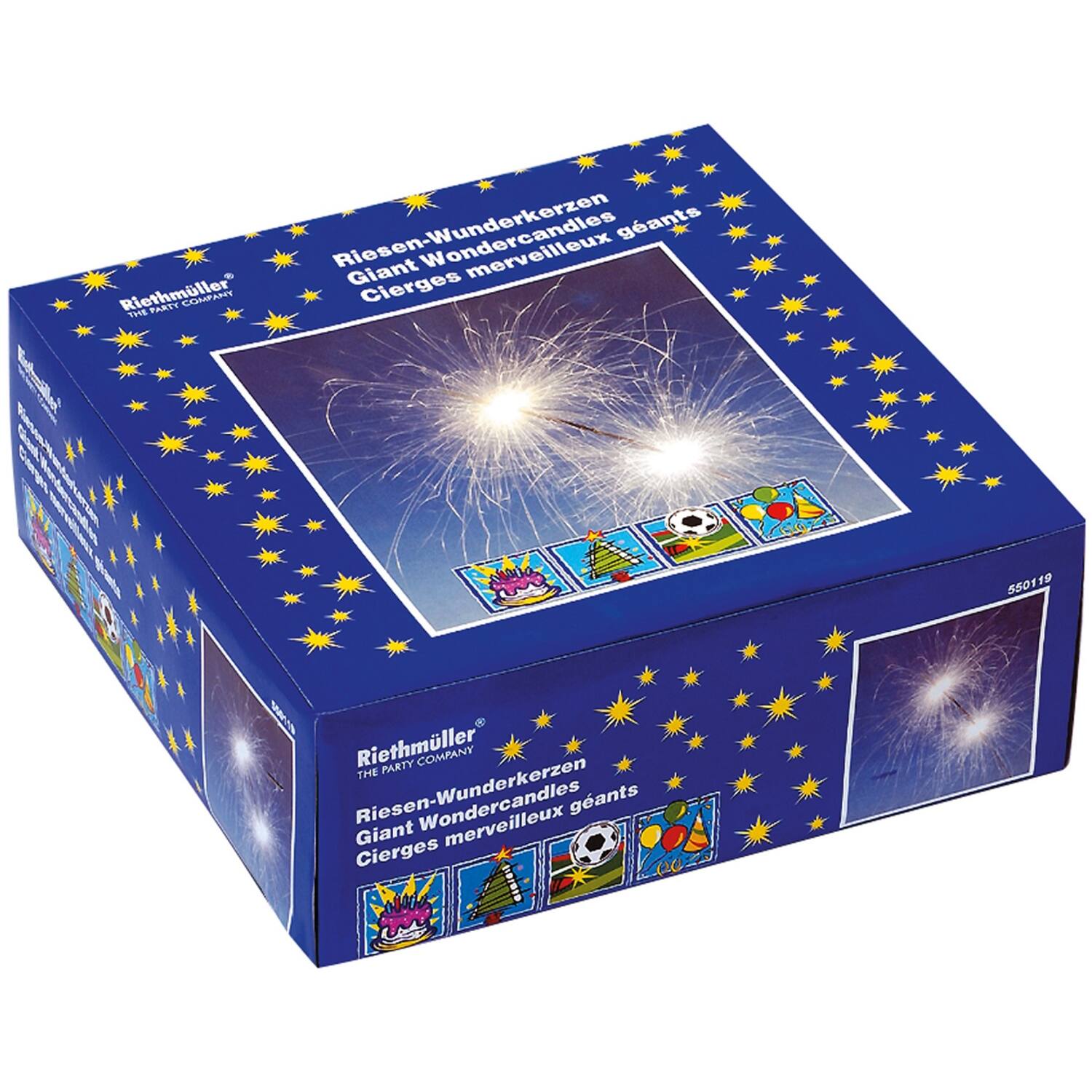 10 Giant Sparklers Height 30 c