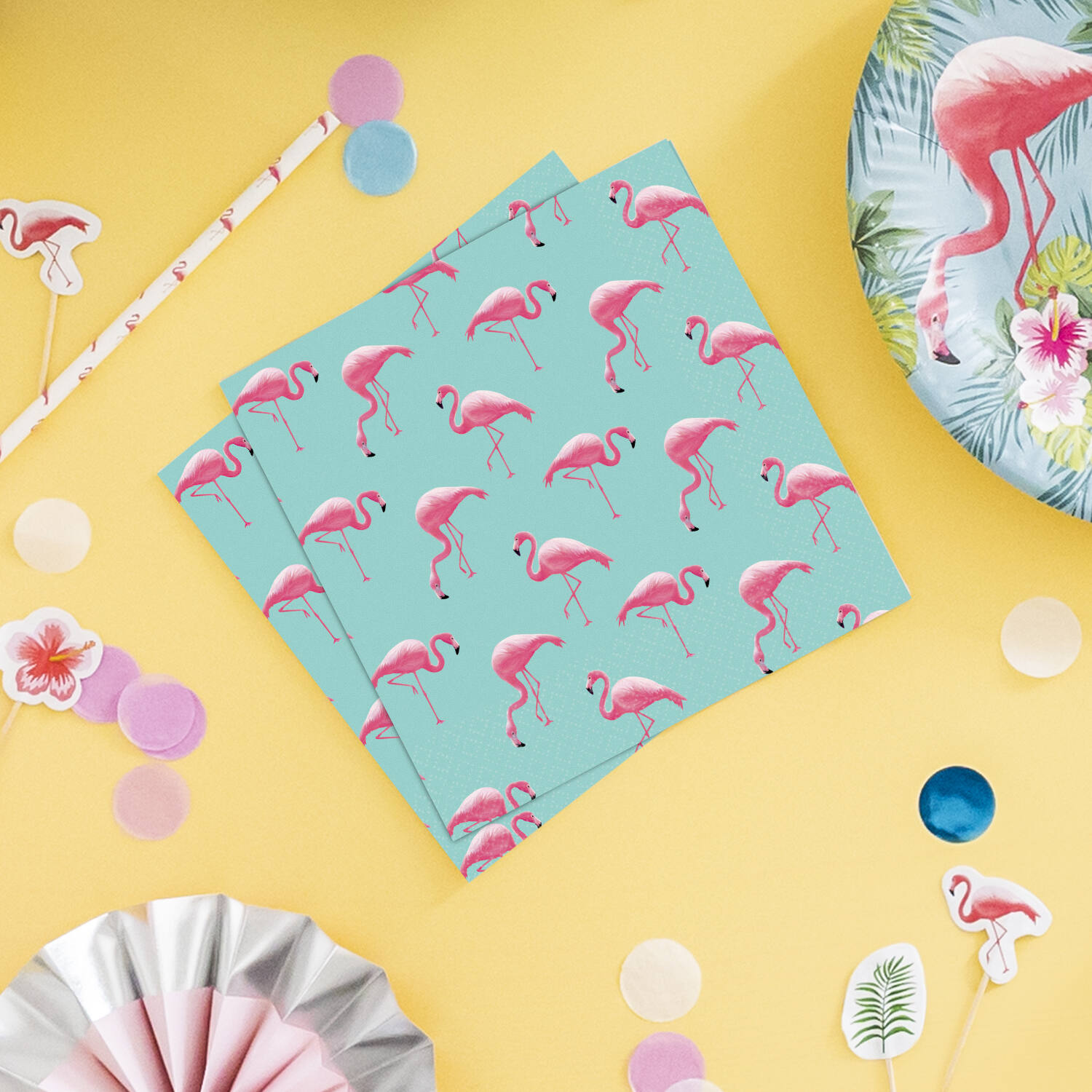20 Napkins Flamingo Paradise 33 x 33 cm