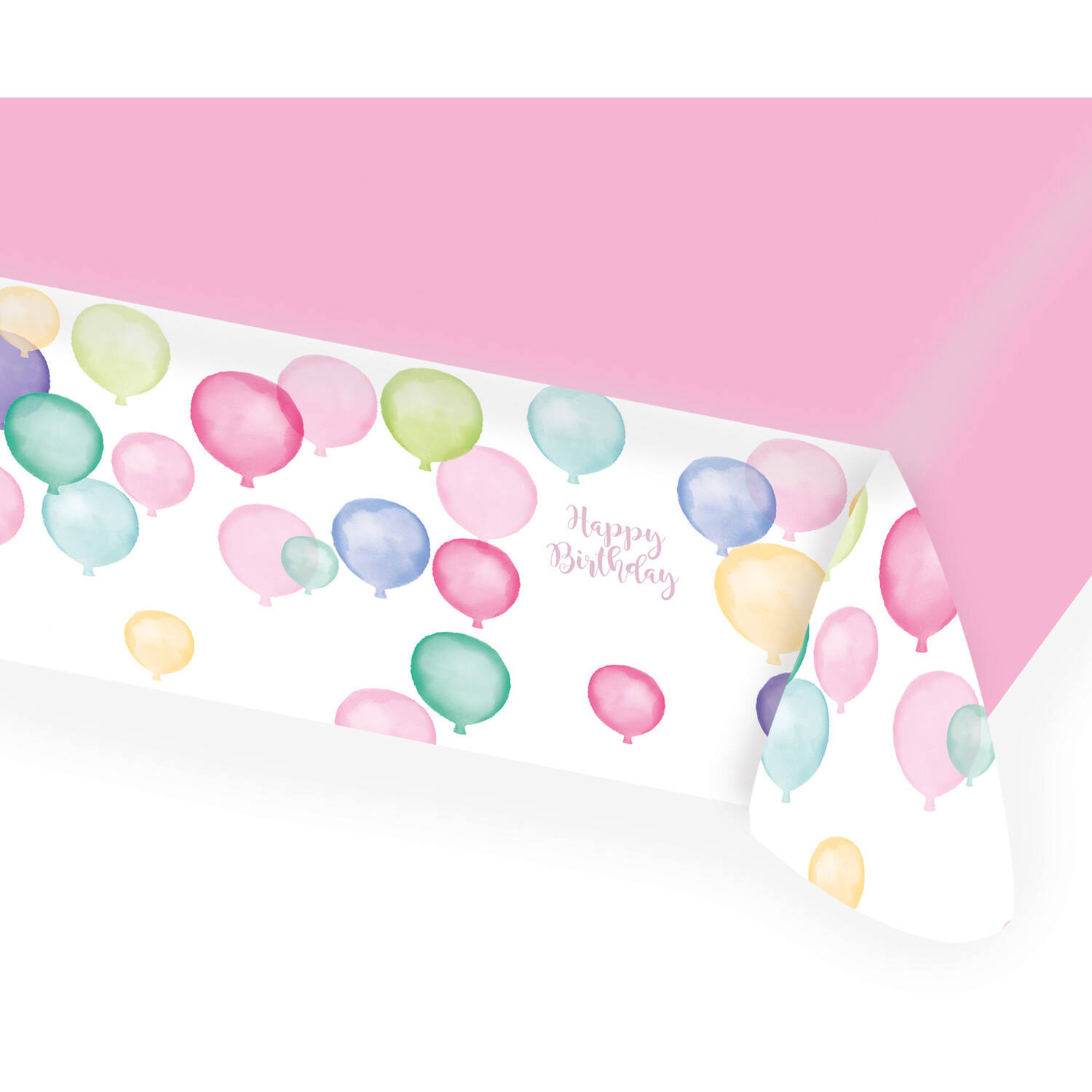 Tablecover Happy Birthday Pastel Paper 115 x 175 cm