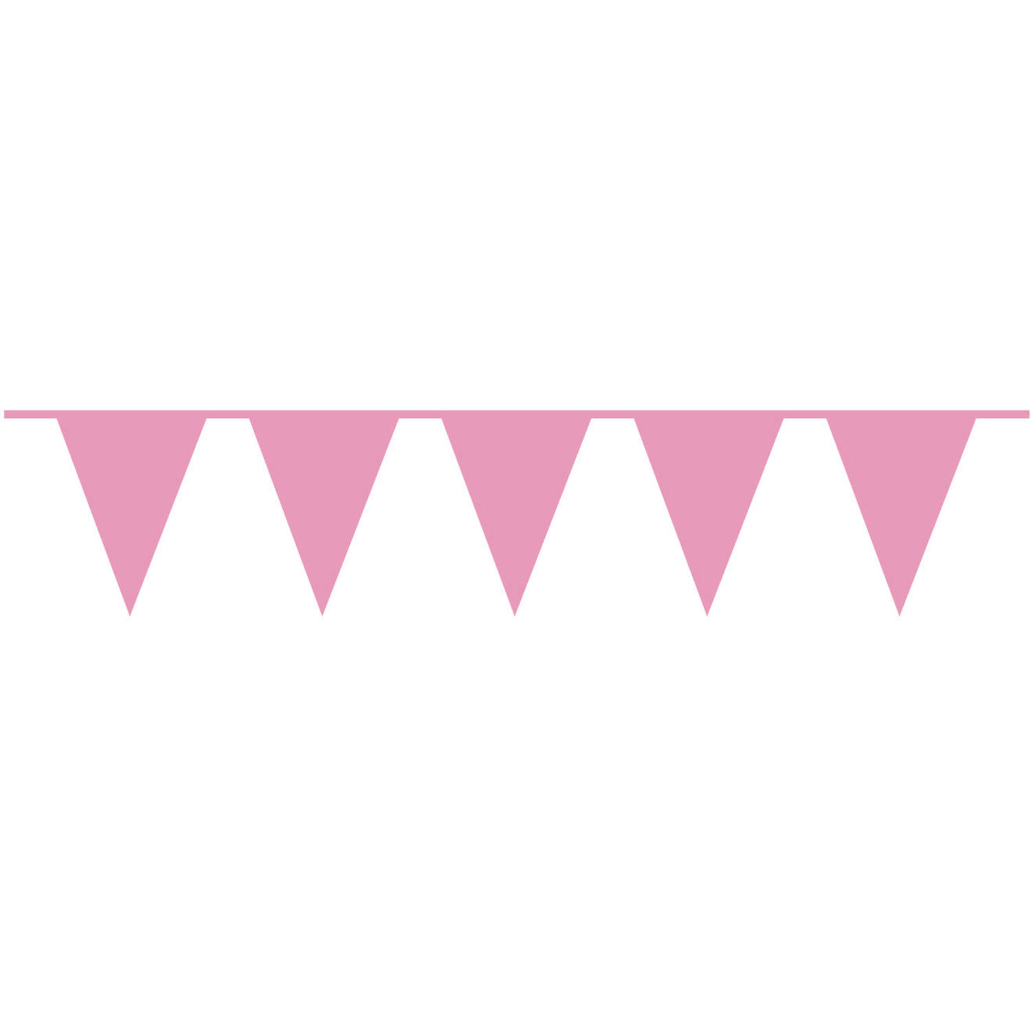 Pennant Banner Bright Pink Plastic 1000 x 32 cm