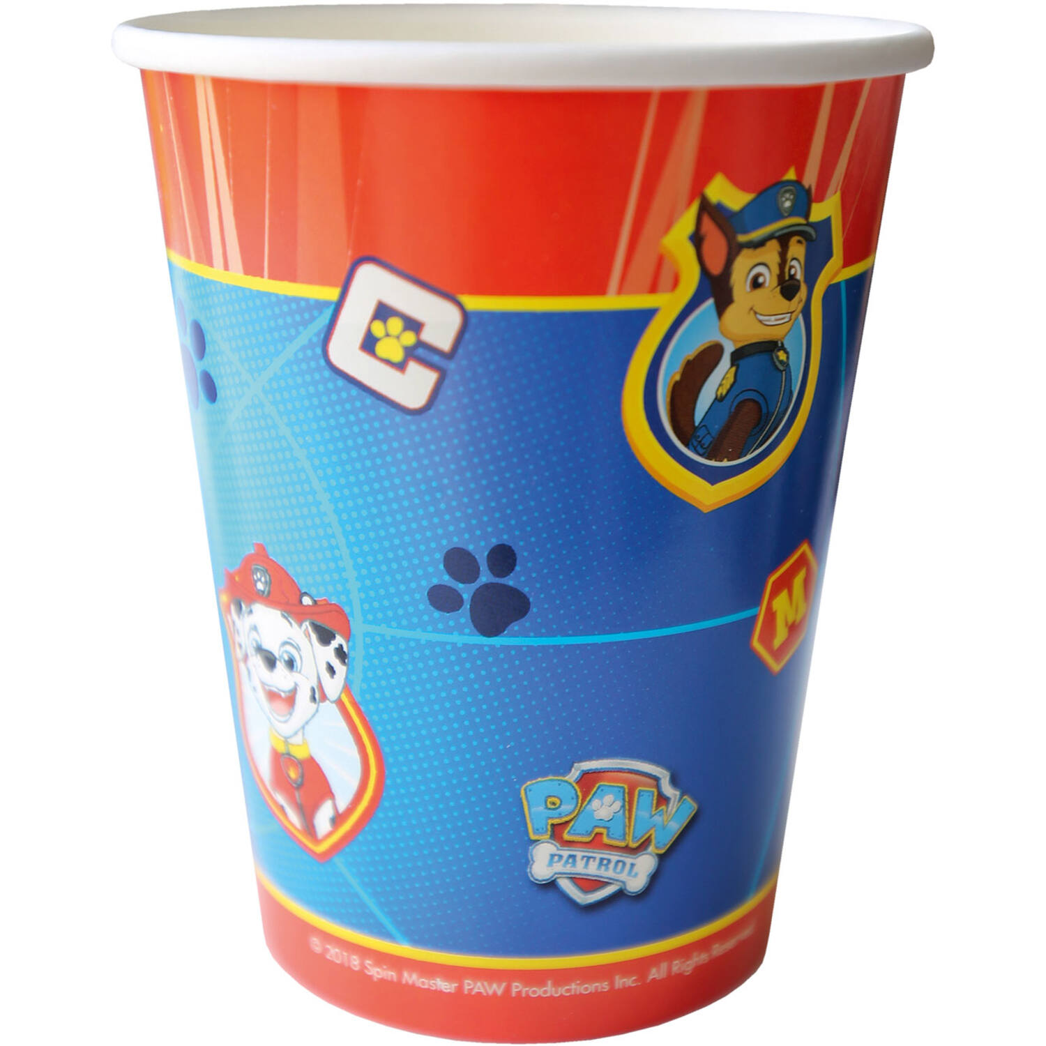 8 Cups Paw Patrol Paper 250 ml