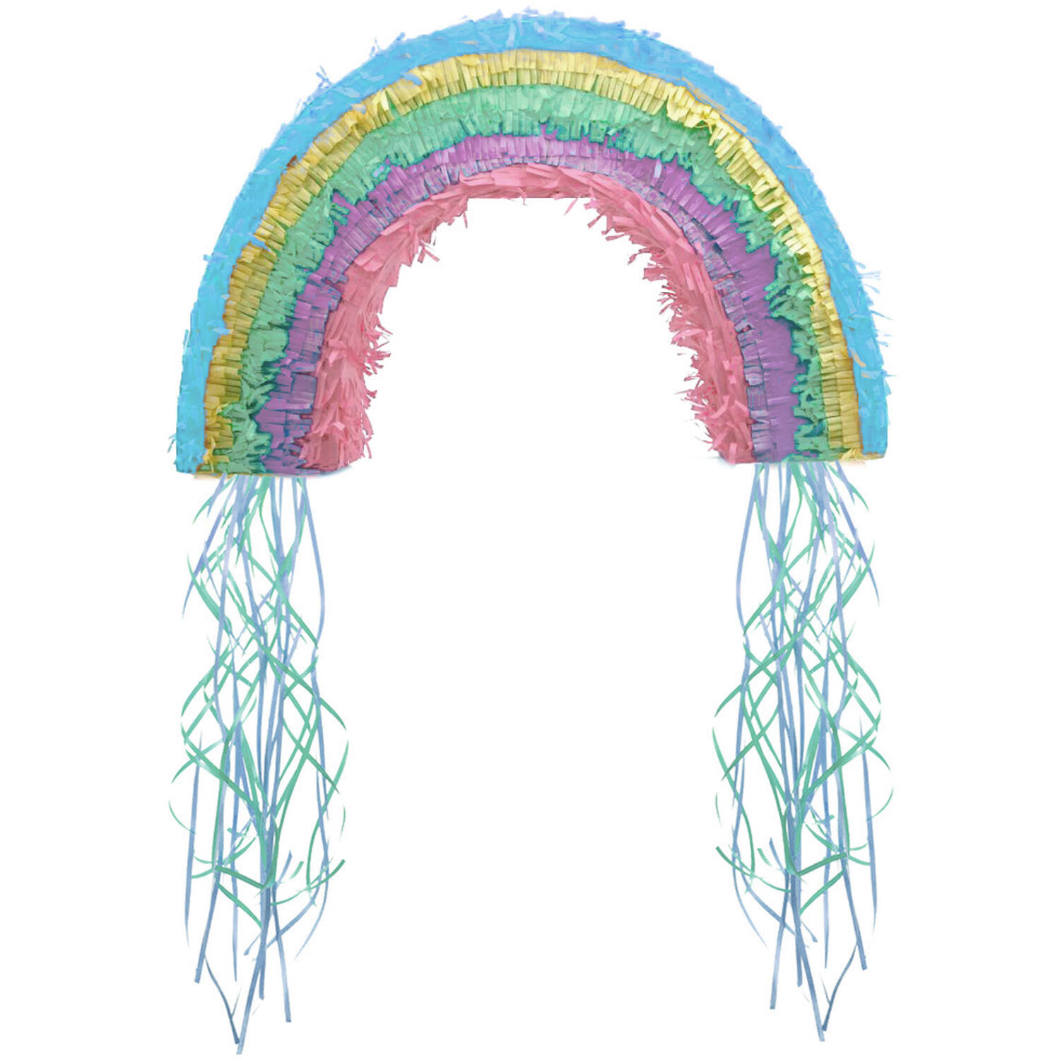 Pull Pinata Rainbow & Cloud Paper / Plastic 48.5 x 43.3 x 6.8 cm