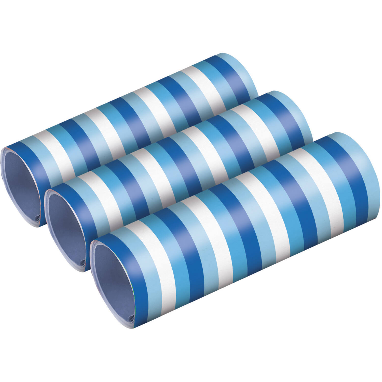 3 Streamers Sky Blue Paper 0.7 x 400 cm