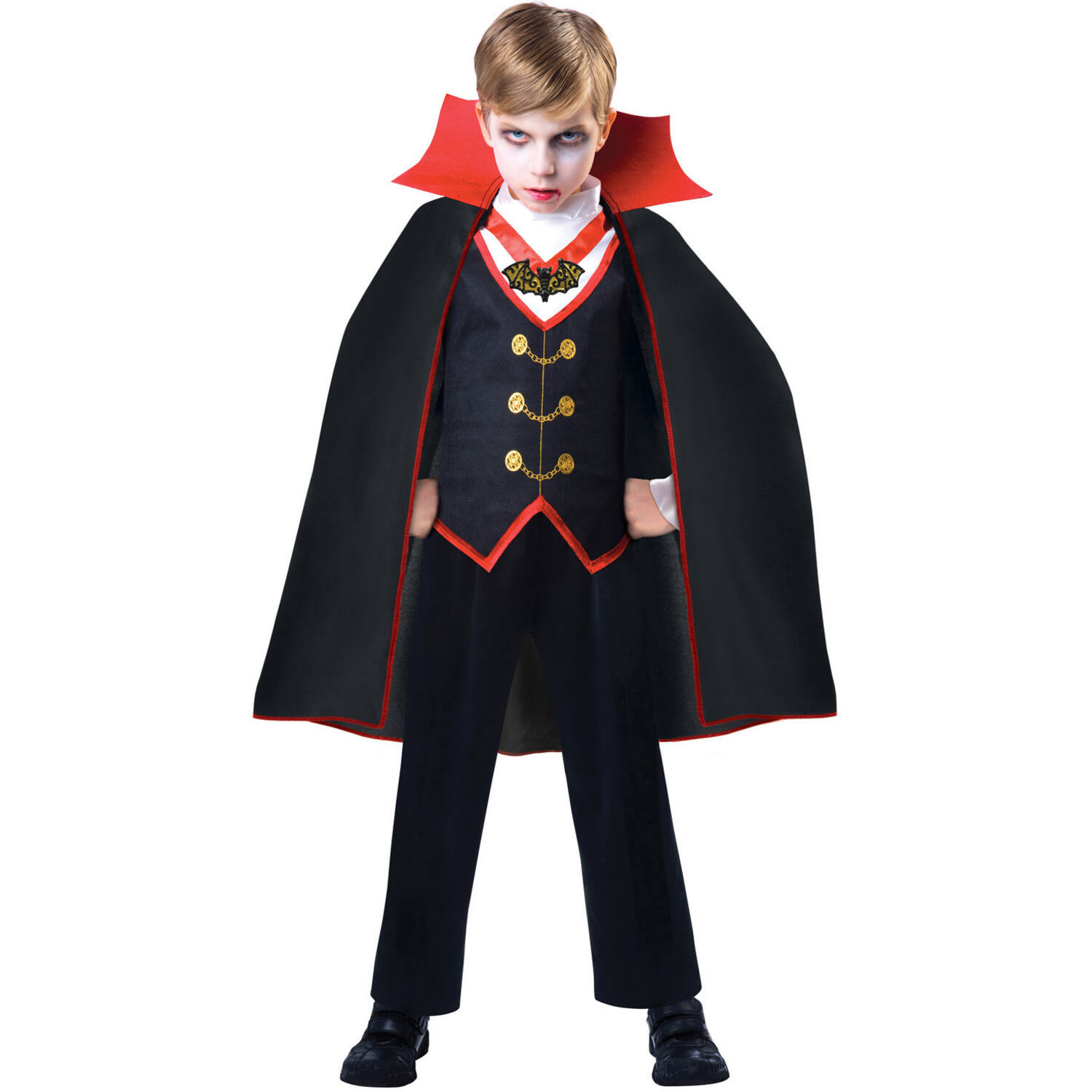 Child Costume Count Dracula Age 4 - 6 Years