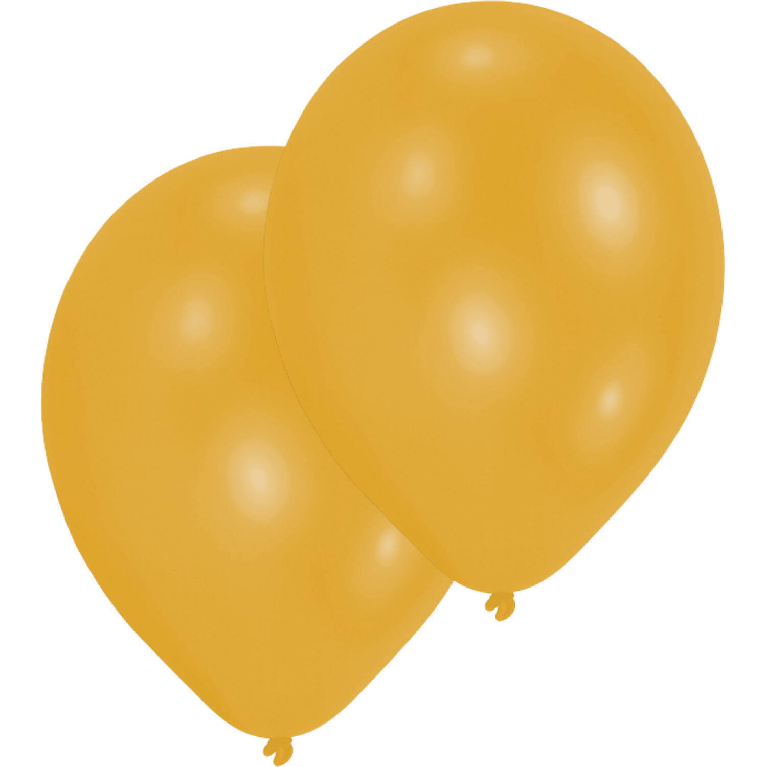 25 Latex Balloons Metallic Gold 27.5 cm / 11"