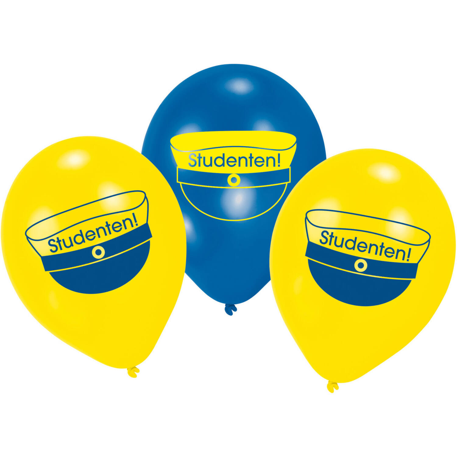 10 Latex Balloons Grattis till Studenten 27.5 cm / 11"