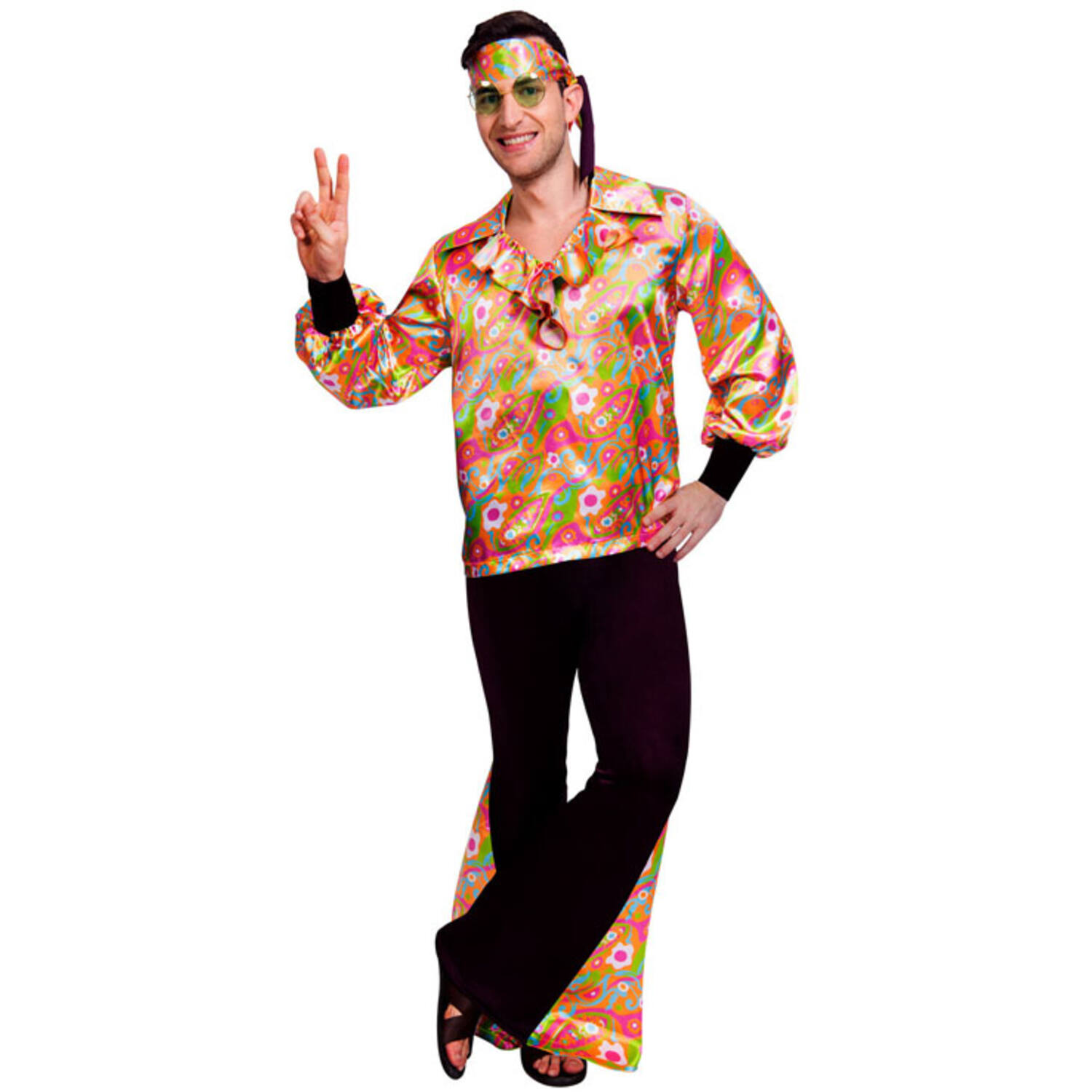 Adult Costume 60's Groovy Guy Size XL