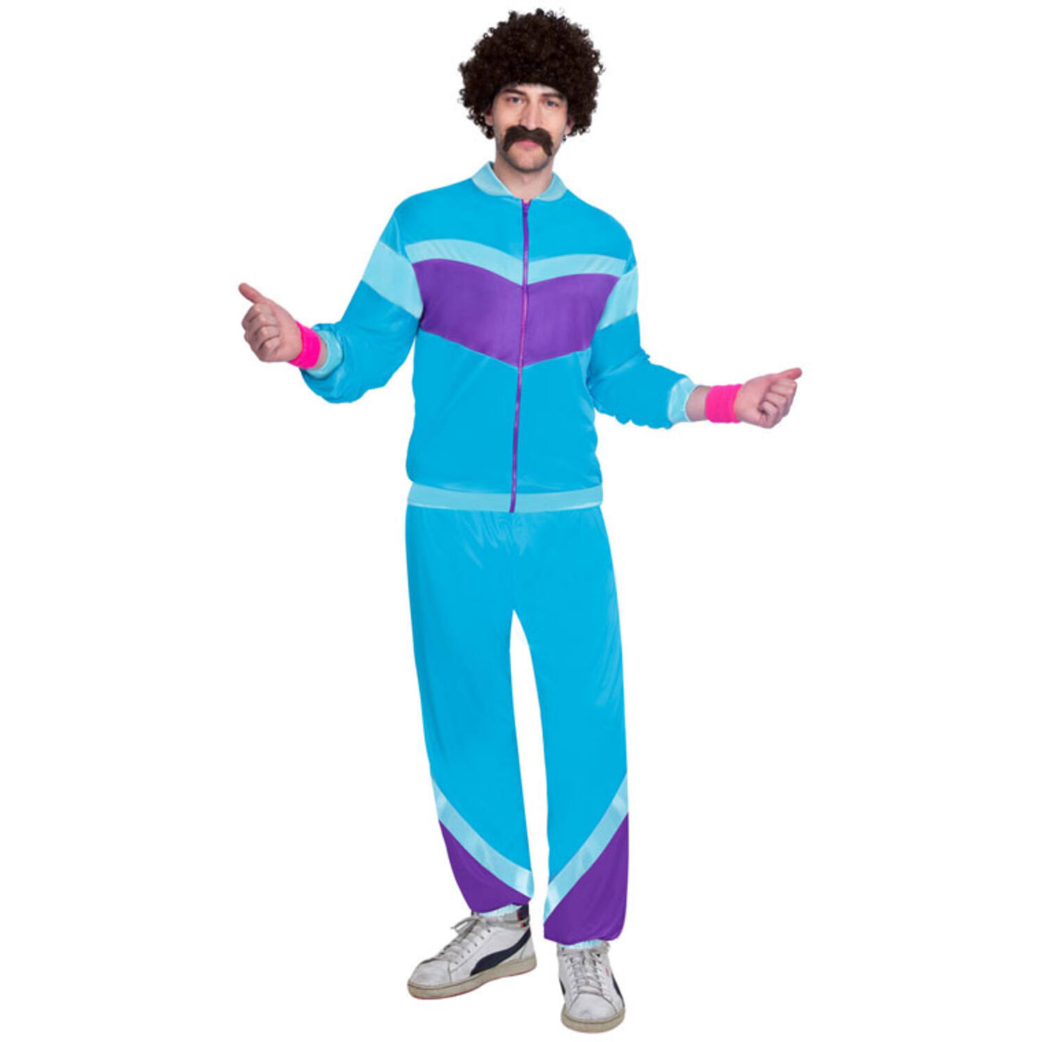 Adult Costume 80's Shell Suit Man Size XL