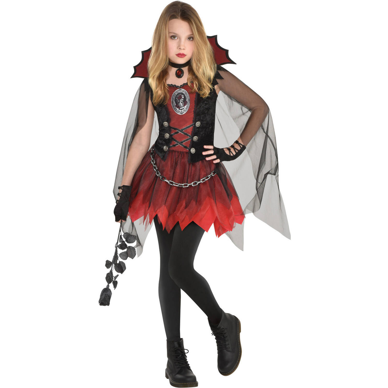 Child Costume Dark Vamp Age 4 - 6 Years