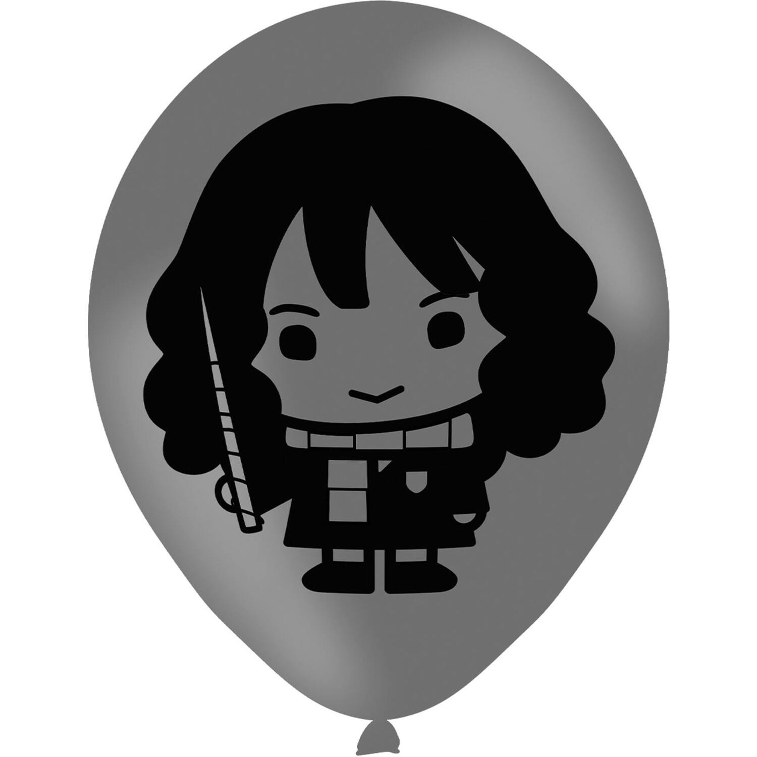 6 Latex Balloons Harry Potter 4 Sided Print 27.5 cm / 11"
