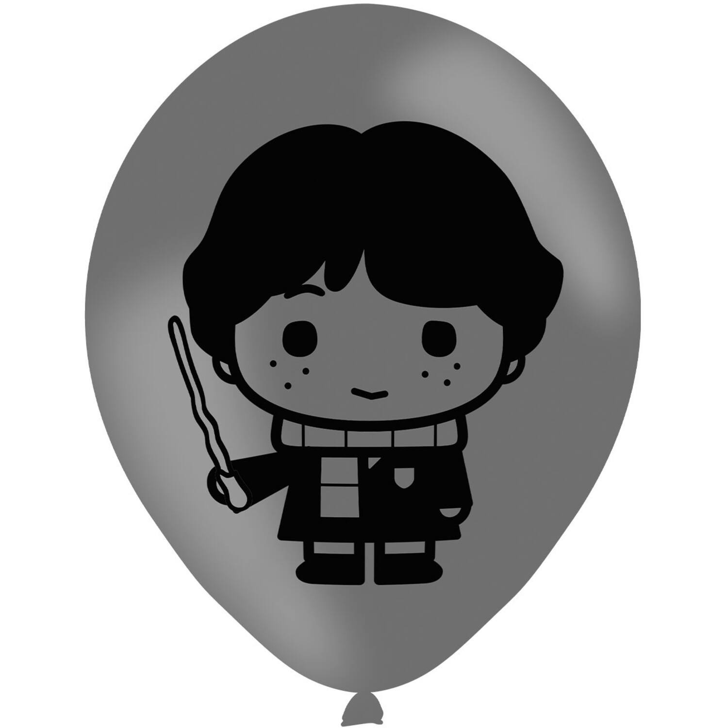 6 Latex Balloons Harry Potter 4 Sided Print 27.5 cm / 11"