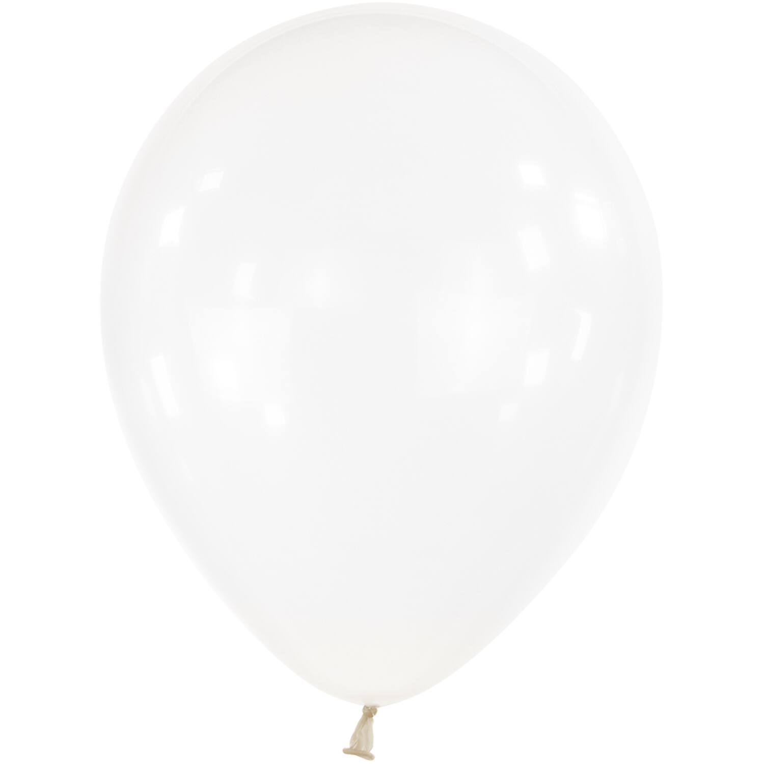 100 Latex Balloons Decorator Crystal Clear 12 cm / 5"