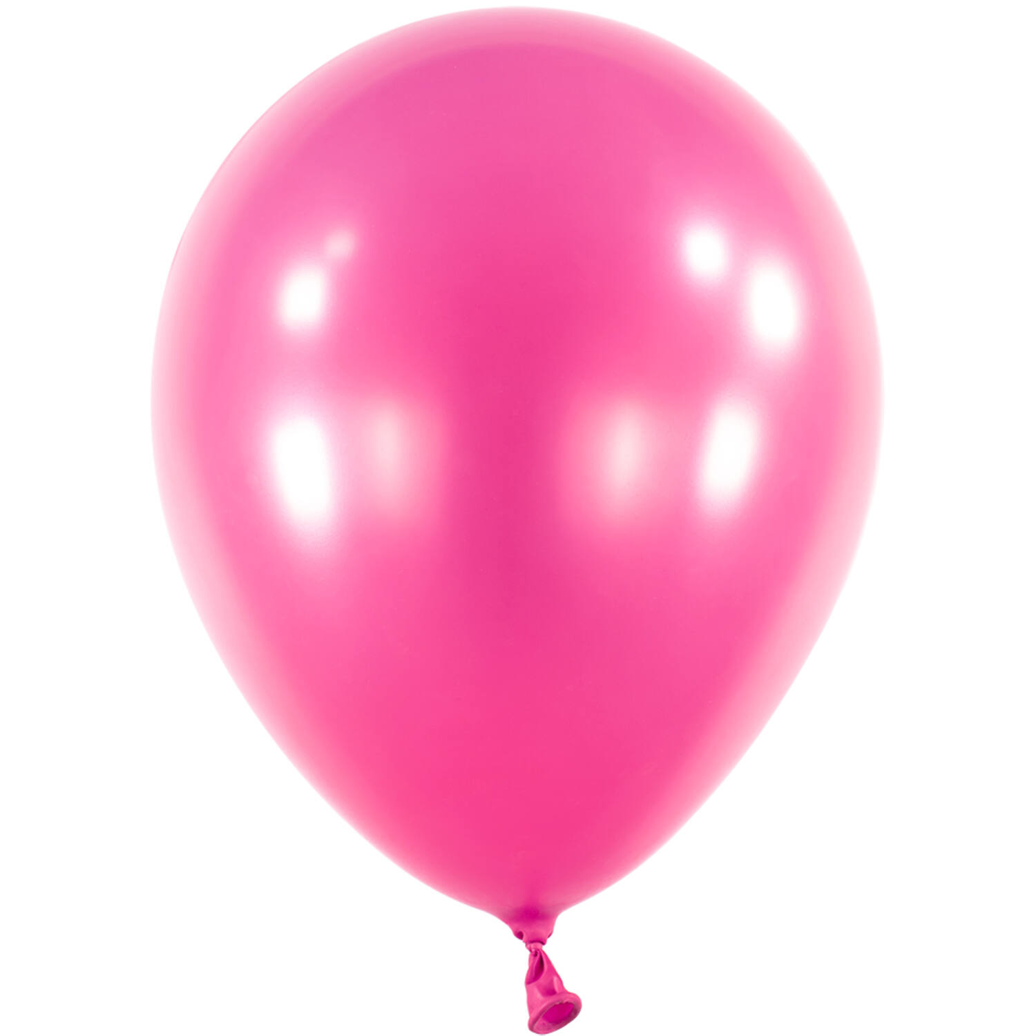 100 Latex Balloons Decorator Metallic Hot Pink 12 cm / 5"