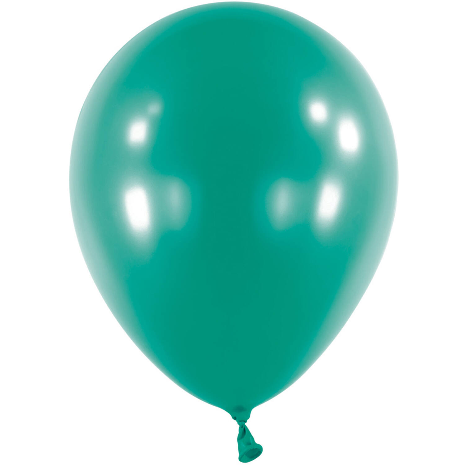 100 Latex Balloons Decorator Metallic Forest Green 12 cm / 5